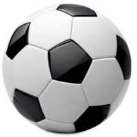 futebol bola isolado em transparente fundo. ai generativo png