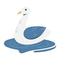 duck vector flat illustration