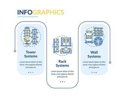 2D vertical farming and hydroponics vector infographics template, data visualization with 3 steps, workflow layout with line icons.