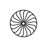 espiral icono vector