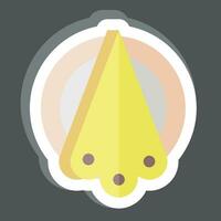 Sticker Napkins. related to Camping symbol. simple design editable. simple illustration vector