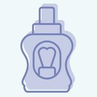 Icon Mouthwash. related to Bathroom symbol. two tone style. simple design editable. simple illustration vector