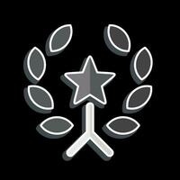 Icon Award 4. related to Award symbol. glossy style. simple design editable. simple illustration vector