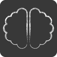 Icon Brainstorming. related to Business Analysis symbol. chalk Style simple design editable. simple illustration vector