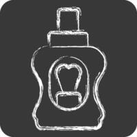 Icon Mouthwash. related to Bathroom symbol. chalk Style. simple design editable. simple illustration vector