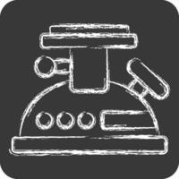 Icon Stove and. related to Camping symbol. chalk Style. simple design editable. simple illustration vector