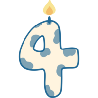 numeri età compleanno candele png