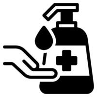 Hand Sanitizer icon Illustration vector