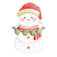 snowman holding a banner png