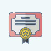 Icon Award 8. related to Award symbol. doodle style. simple design editable. simple illustration vector