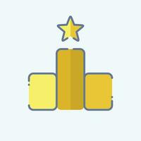 Icon Award 1. related to Award symbol. doodle style. simple design editable. simple illustration vector