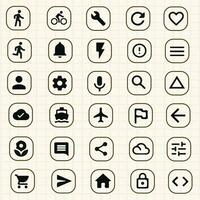 objects icon design for template vector