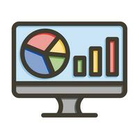 Dashboard Vector Thick Line Filled Colors Icon For Personal And Commercial Use.