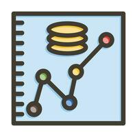 Prediction Vector Thick Line Filled Colors Icon For Personal And Commercial Use.