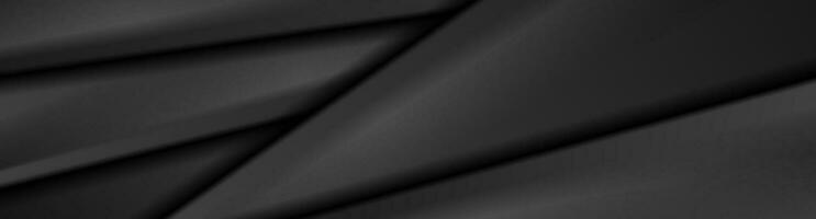 Black smooth stripes abstract corporate background vector