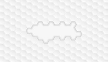 Grey geometric hexagons abstract technology background vector