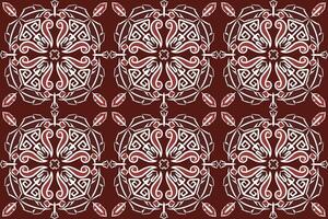 batik motif design, can be used for background or fabric design. This design can be connected repeatedly and will always connect vector