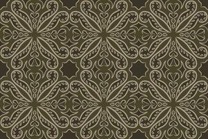 batik motif design, can be used for background or fabric design. This design can be connected repeatedly and will always connect vector