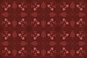 batik motif design, can be used for background or fabric design. This design can be connected repeatedly and will always connect vector