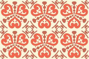 batik motif design, can be used for background or fabric design. This design can be connected repeatedly and will always connect vector