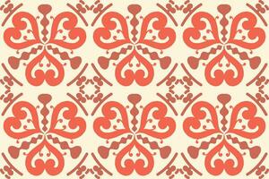 batik motif design, can be used for background or fabric design. This design can be connected repeatedly and will always connect vector