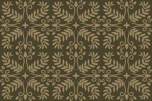batik motif design, can be used for background or fabric design. This design can be connected repeatedly and will always connect vector