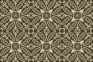 batik motif design, can be used for background or fabric design. This design can be connected repeatedly and will always connect vector