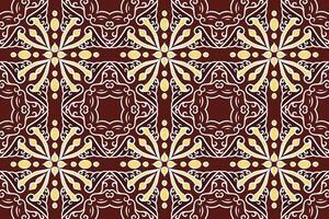 batik motif design, can be used for background or fabric design. This design can be connected repeatedly and will always connect vector