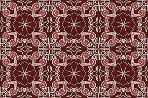 batik motif design, can be used for background or fabric design. This design can be connected repeatedly and will always connect vector
