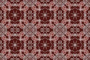 batik motif design, can be used for background or fabric design. This design can be connected repeatedly and will always connect vector