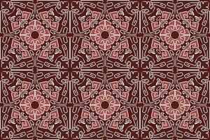 batik motif design, can be used for background or fabric design. This design can be connected repeatedly and will always connect vector