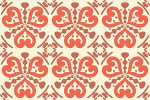 batik motif design, can be used for background or fabric design. This design can be connected repeatedly and will always connect vector
