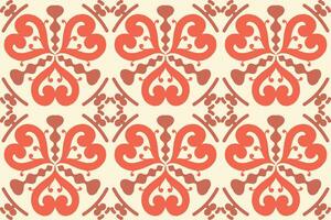 batik motif design, can be used for background or fabric design. This design can be connected repeatedly and will always connect vector