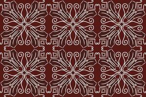 batik motif design, can be used for background or fabric design. This design can be connected repeatedly and will always connect vector