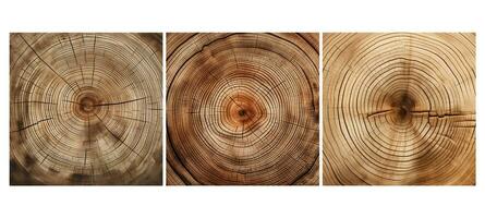 anual árbol anillos madera textura grano foto