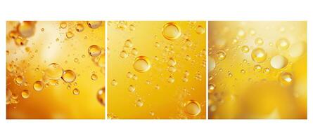 design yellow bubbles soft background photo