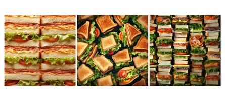 tomato sandwich food texture background photo