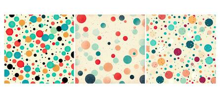 retro polka dot texture background photo