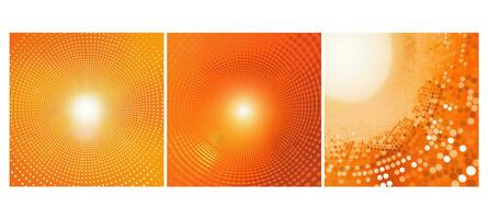 pop orange halftone bright background photo