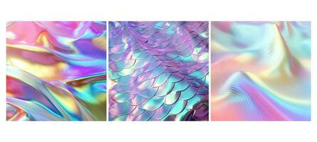 colorful holographic texture background photo