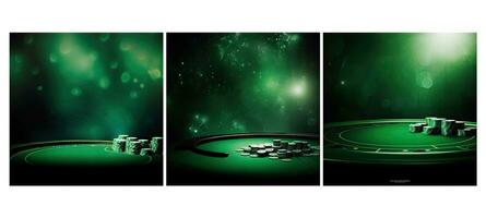 gaming green casino poker table background photo