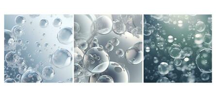 gentle gray bubbles soft background photo