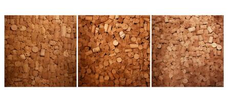 natural cork texture background photo