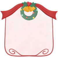 acuarela Navidad marco, para invitación y saludos en contento temporada png