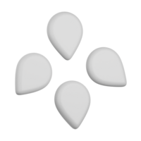 3d Rendern Sesam isoliert nützlich zum Essen, Allergen, Allergie, Krankheit und Antigen Design Element png