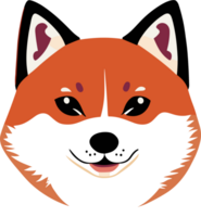 mignonne shiba chien ai génératif png