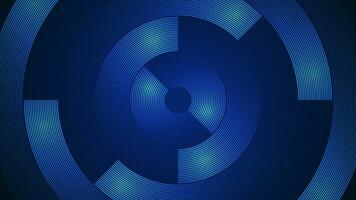 Dark blue simple abstract background with lines in a curved style geometric style as the main element. vector
