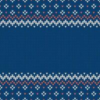 Knitwear seamless texture. Template with empty place for text. vector