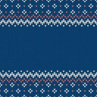 Knitwear seamless texture. Template with empty place for text. vector