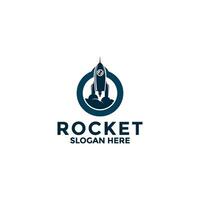 rocket logo vector design icon template